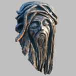 płaskorzeźba z granitu, Chrystus w koronie cierniowej